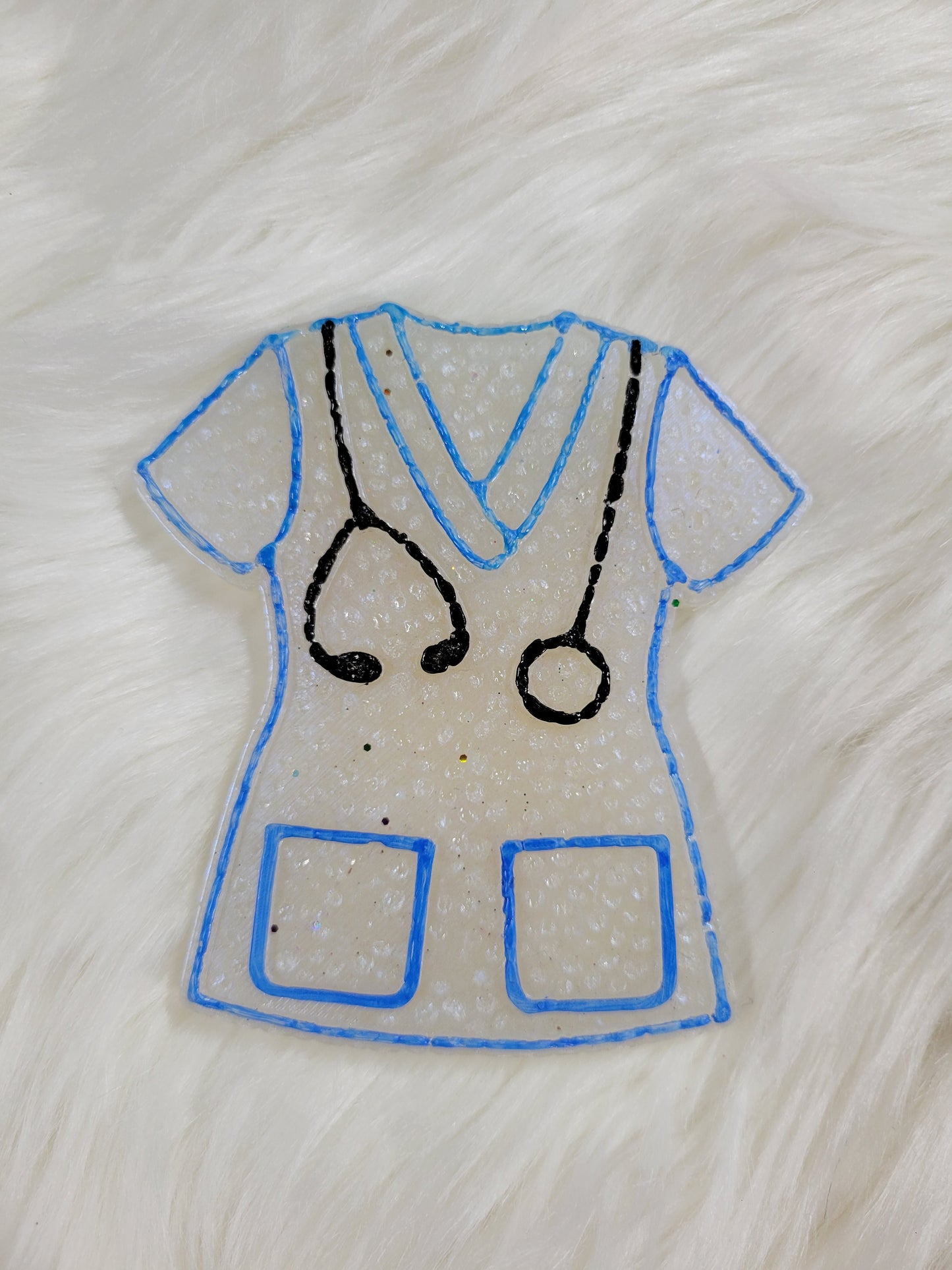 Nurse scrub top