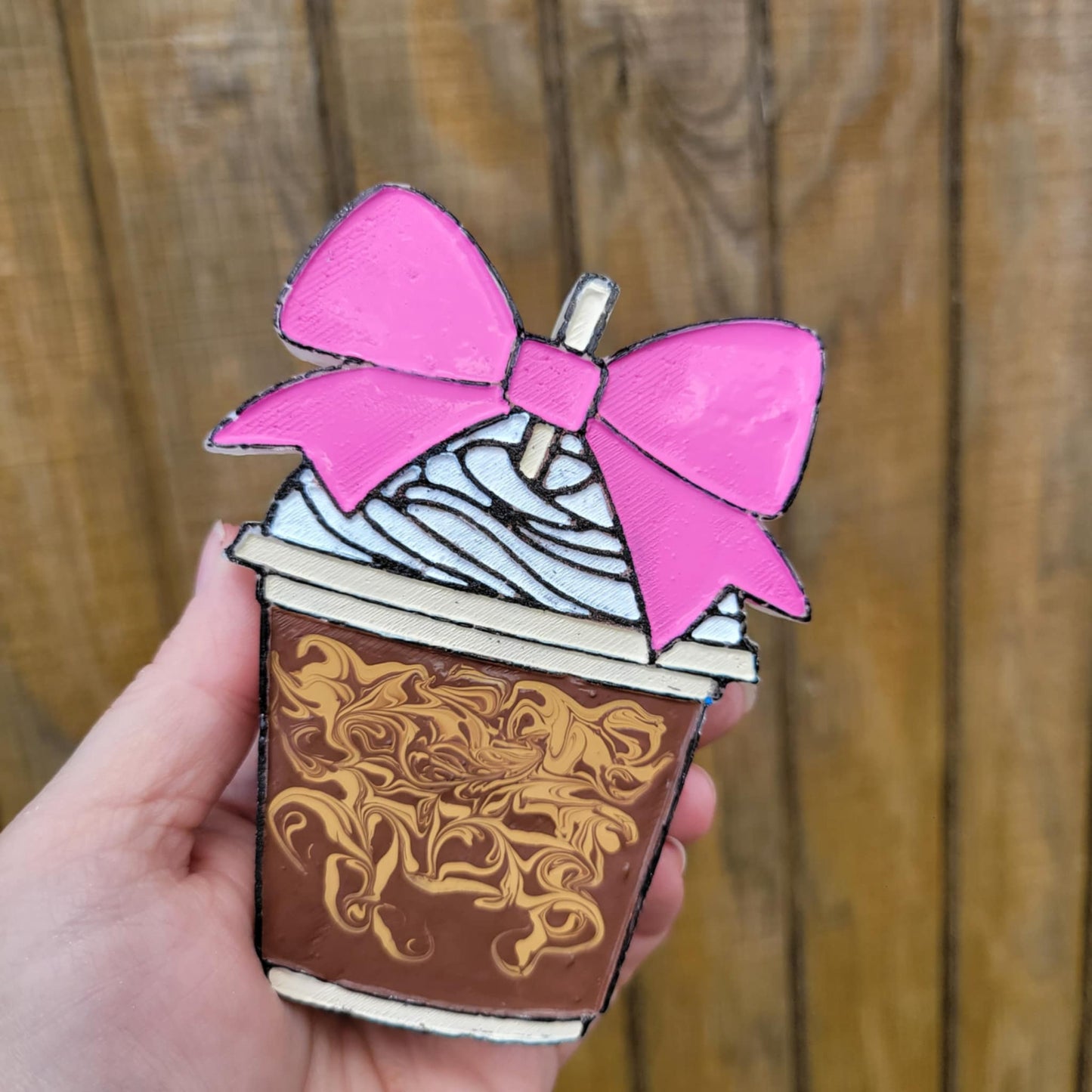 Coffee Frap with Bow freshie