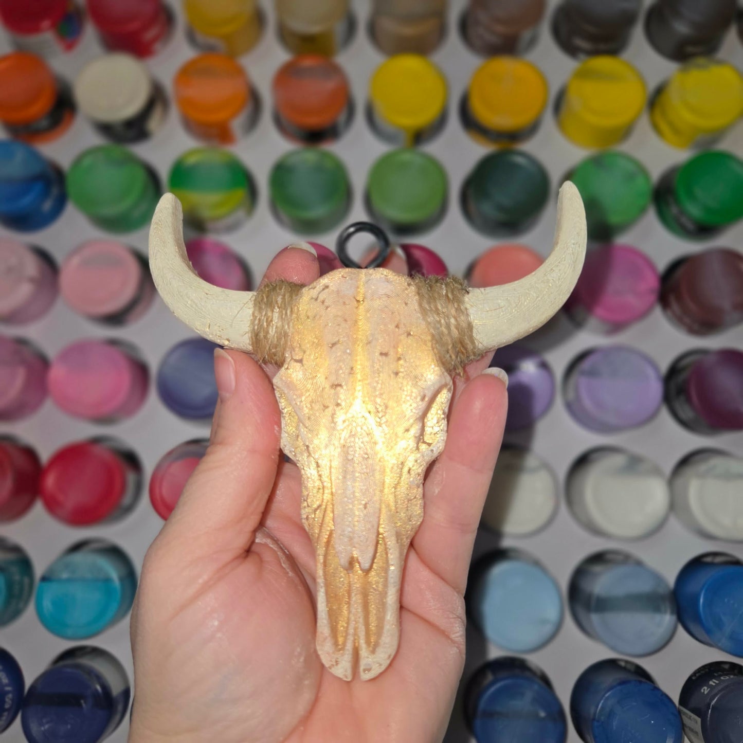 3D Bull Skull