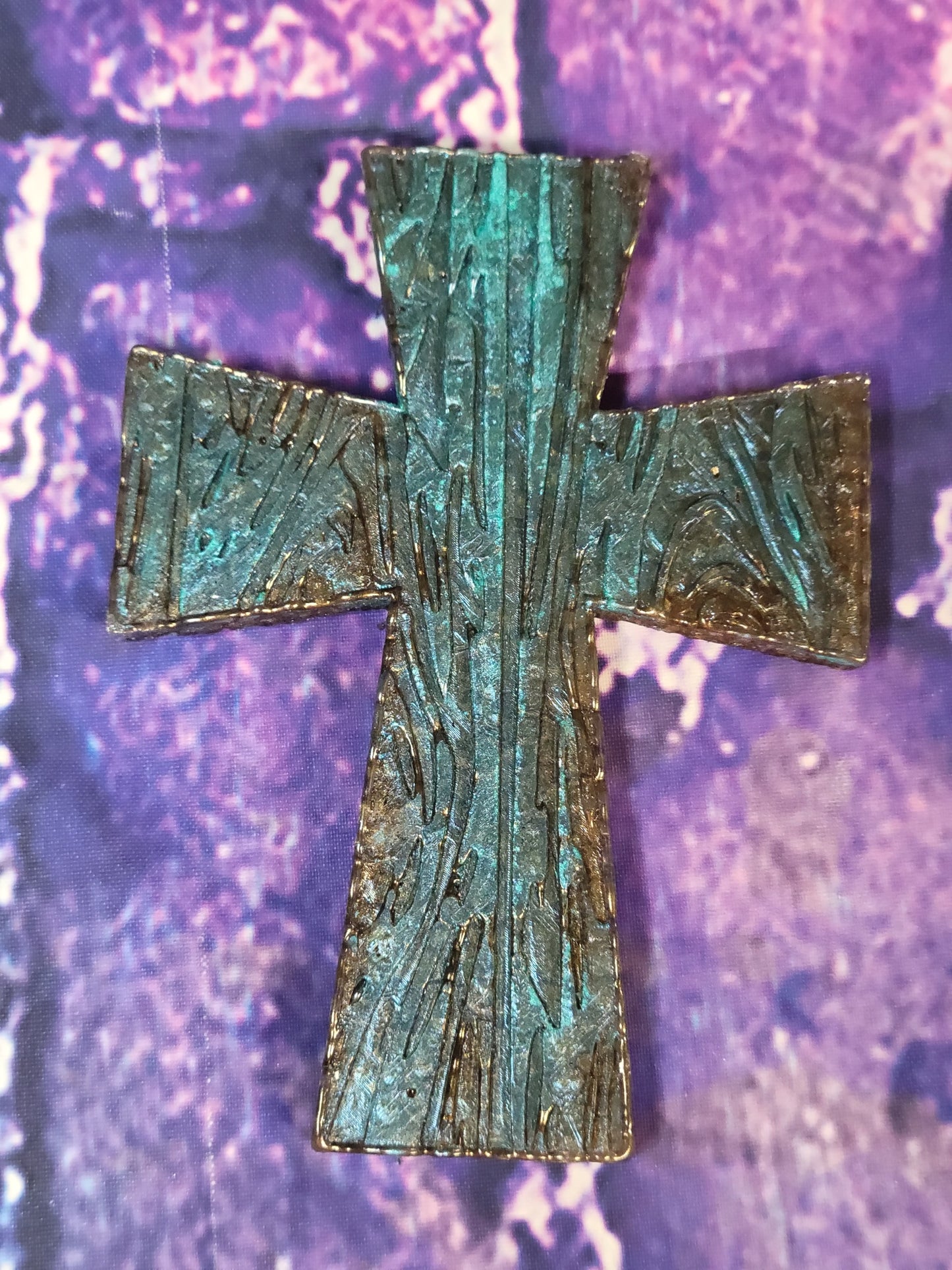 Distressed wooden cross