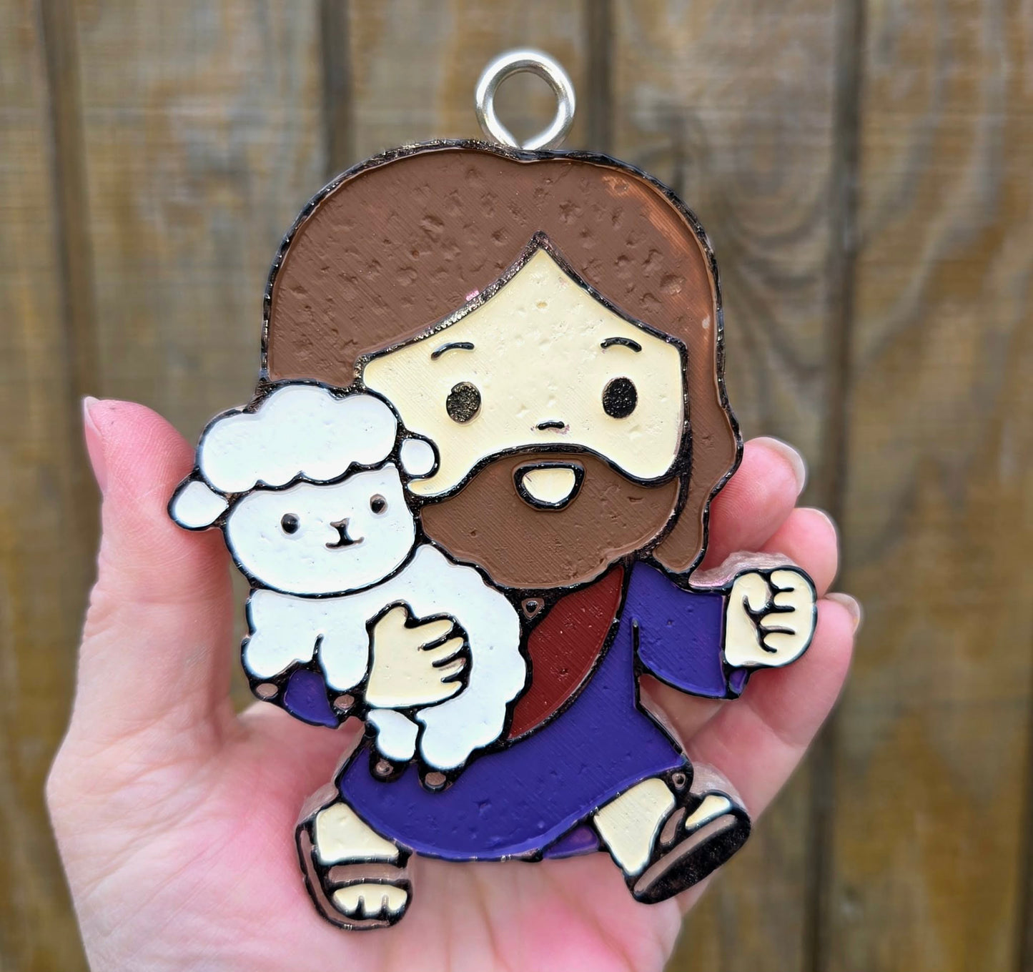 Jesus and his sheep