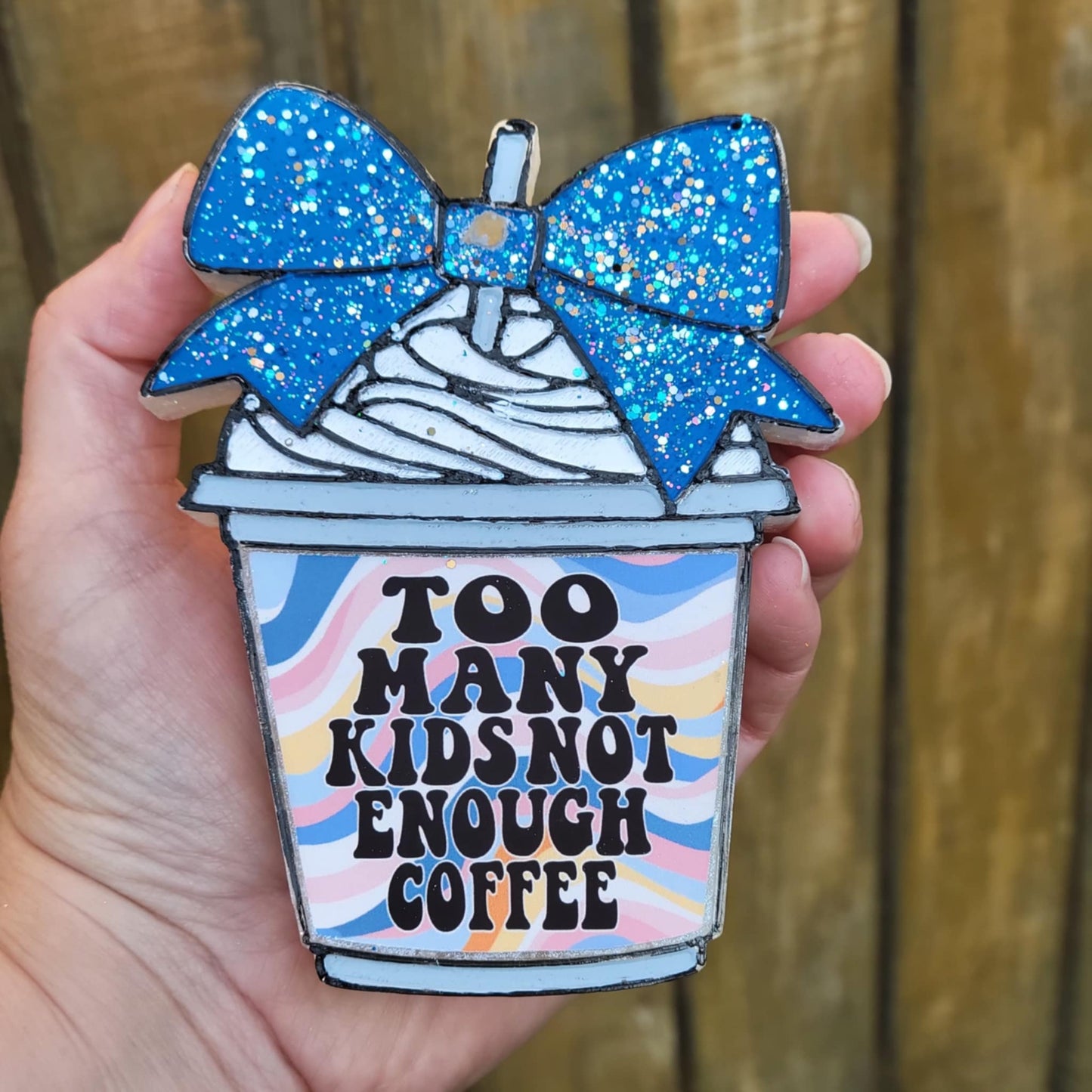 Coffee Frap with Bow freshie