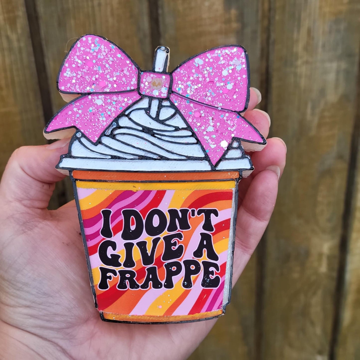 Coffee Frap with Bow freshie