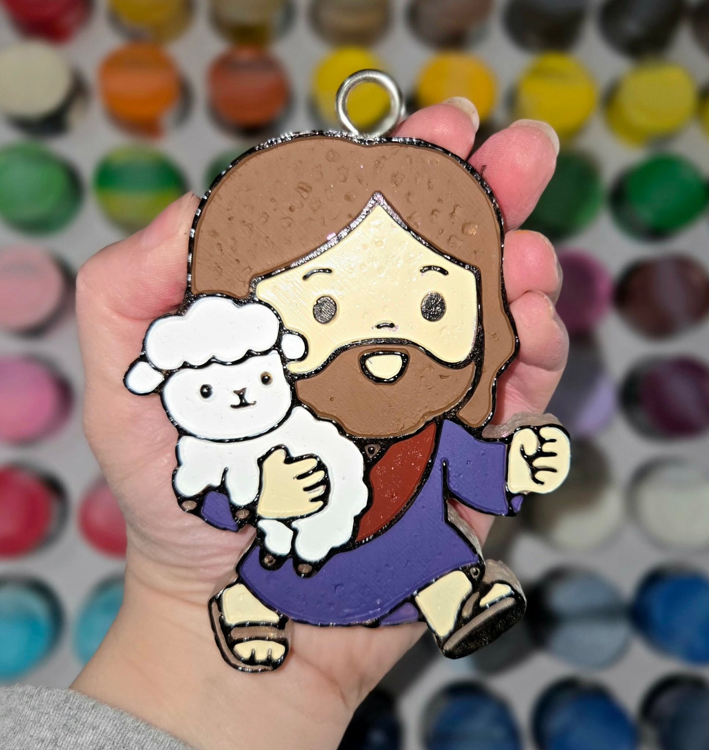 Jesus and his sheep
