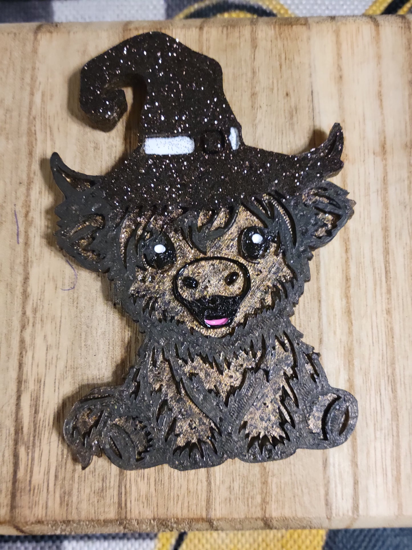 Highland cow witch