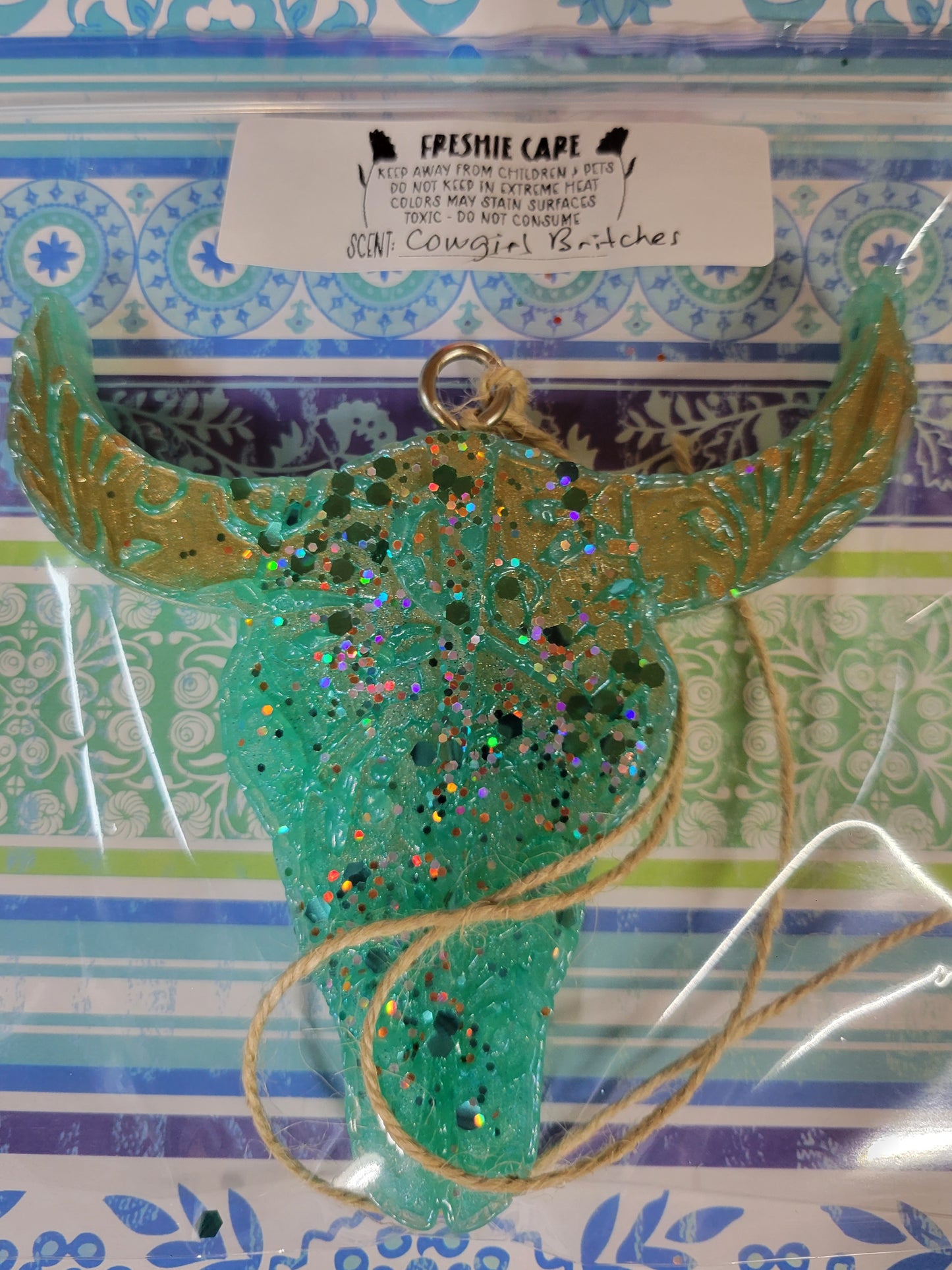 "Embossed Leather"  Steer