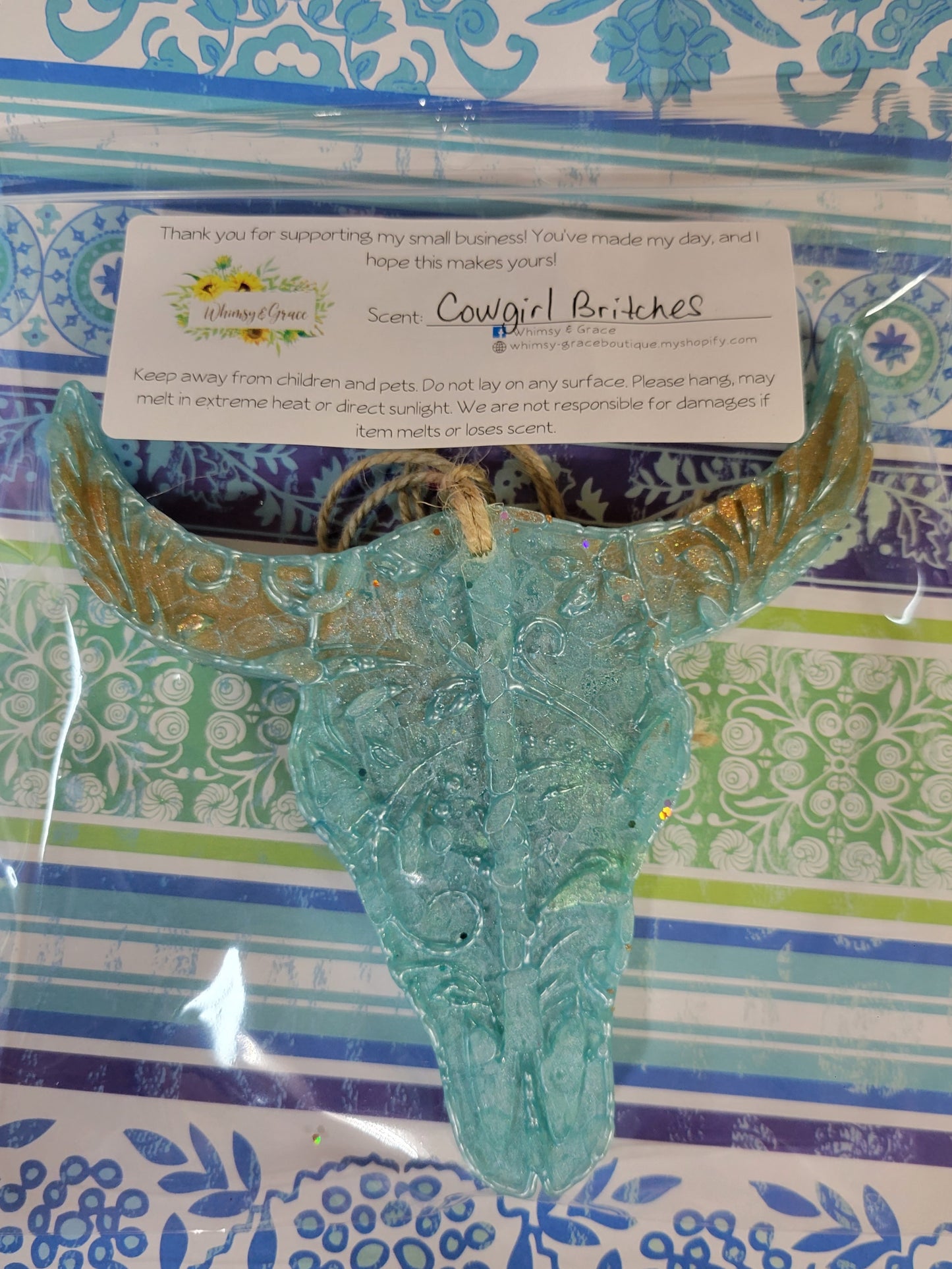 "Embossed Leather"  Steer