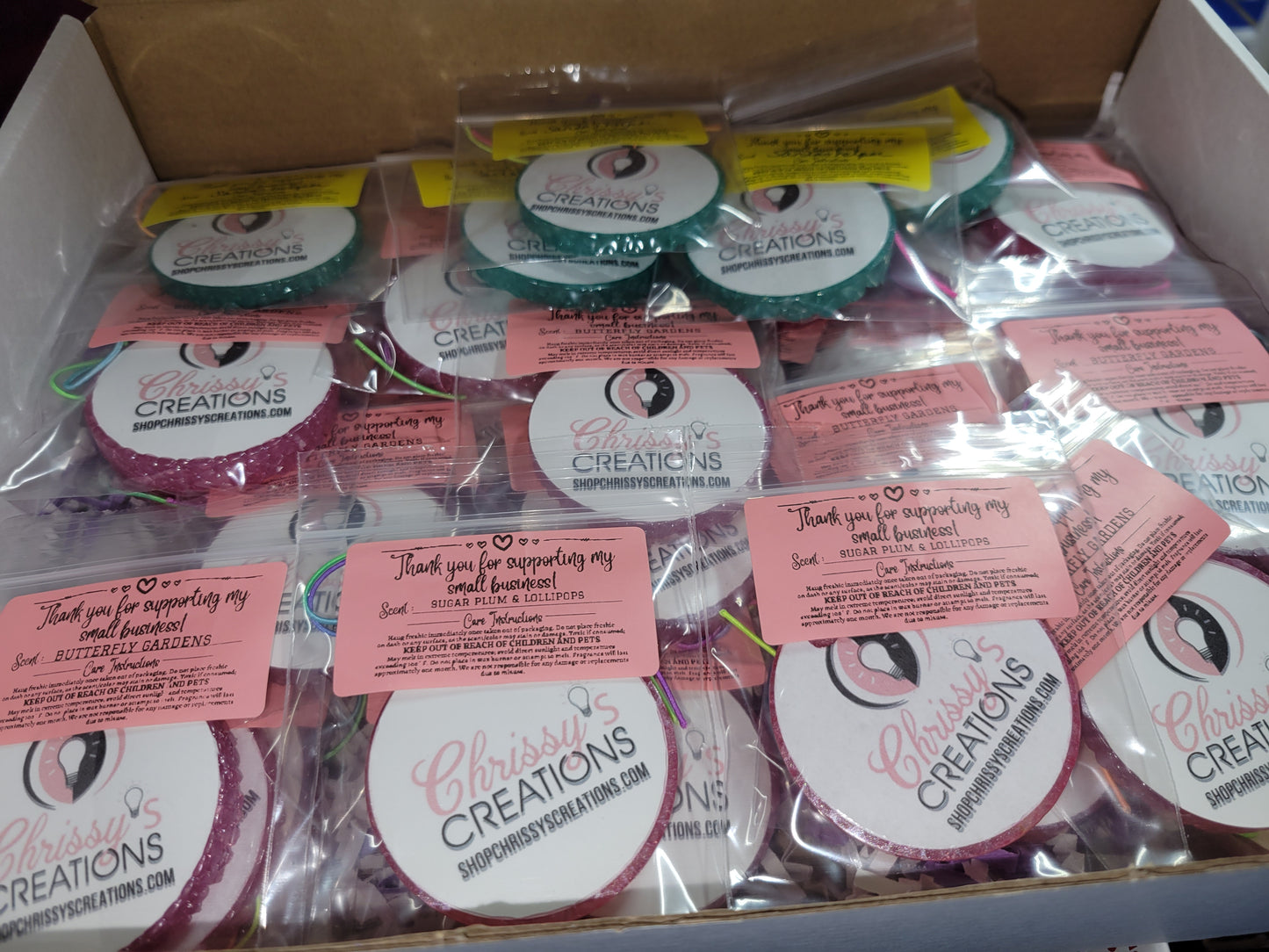 MINI custom logo freshies-  2 inch rounds