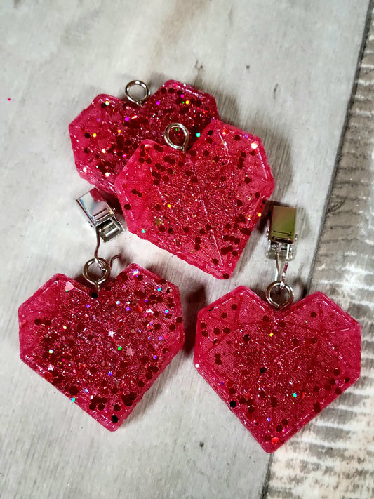 Diamond Heart vent clip