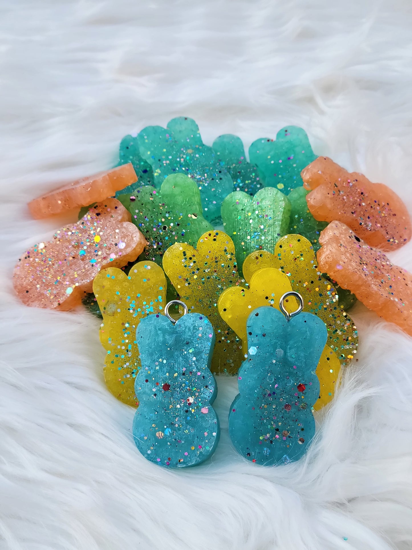 New!  Mini bunny peep vent clips🩷🐰🩵