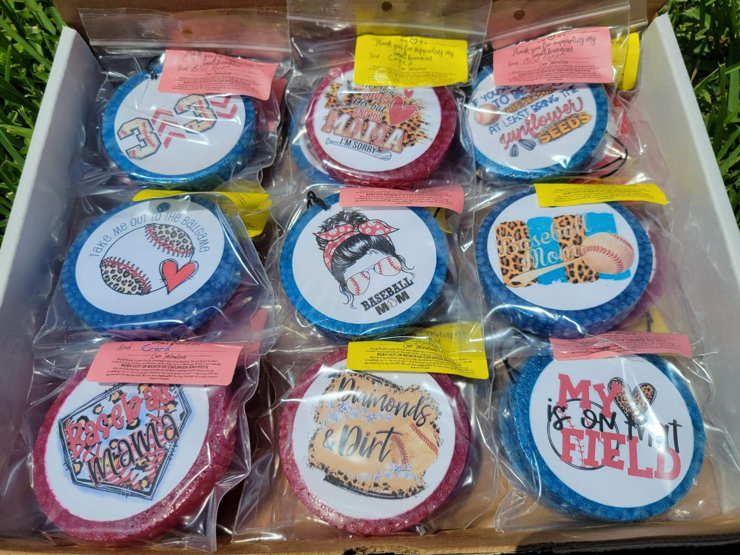 Baseball themed vendor box